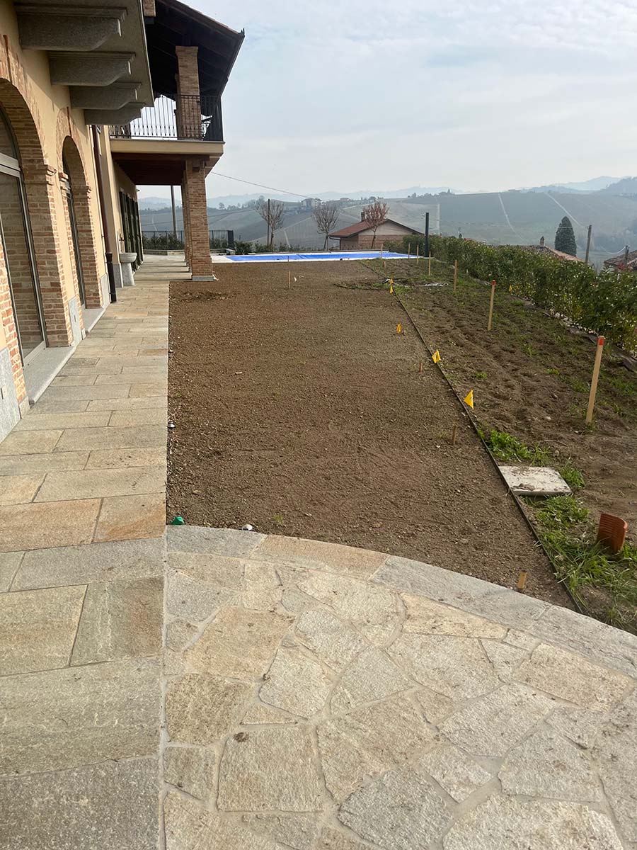Preparazione Giardino preparazione per prato - Monforte